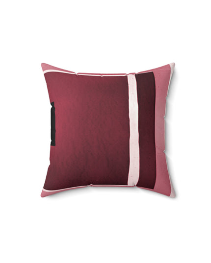 Red Shadow 14" x 14" Faux Suede Square Pillow