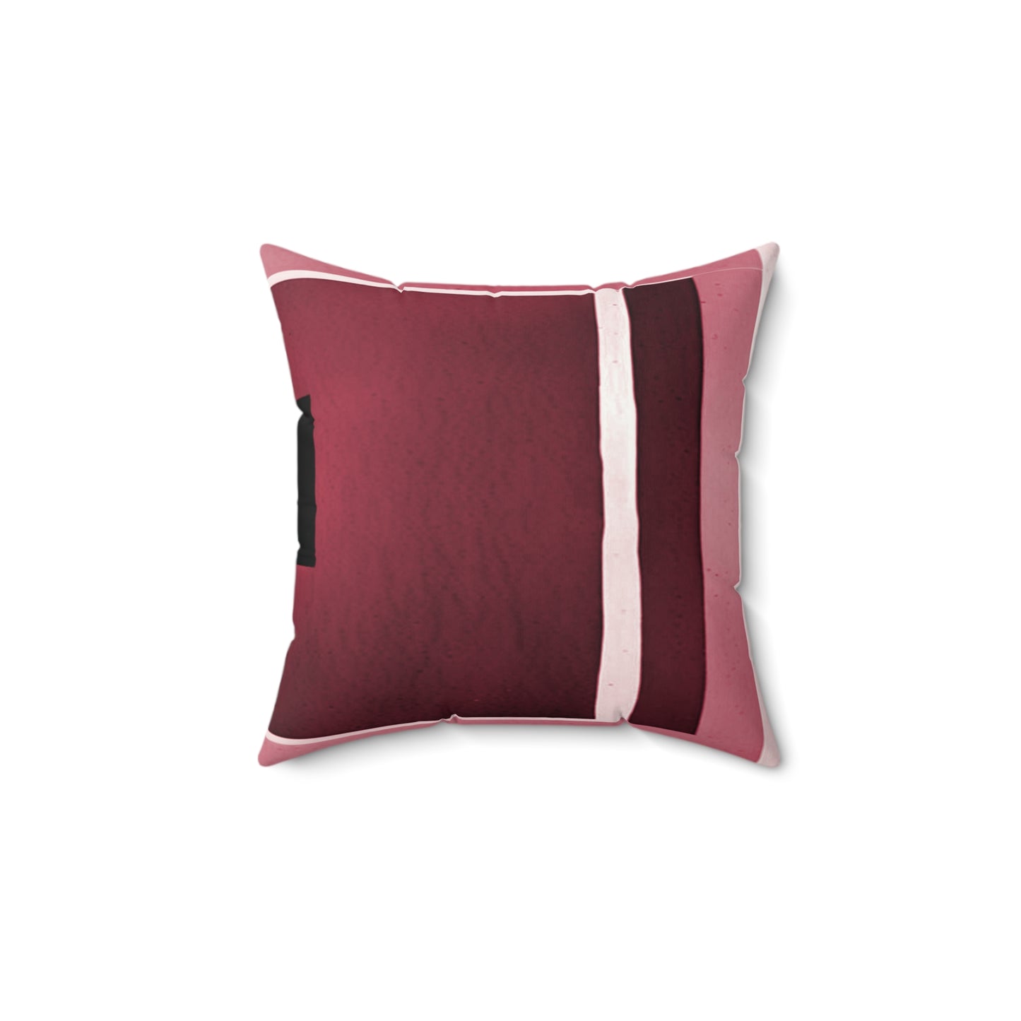Red Shadow 14" x 14" Faux Suede Square Pillow