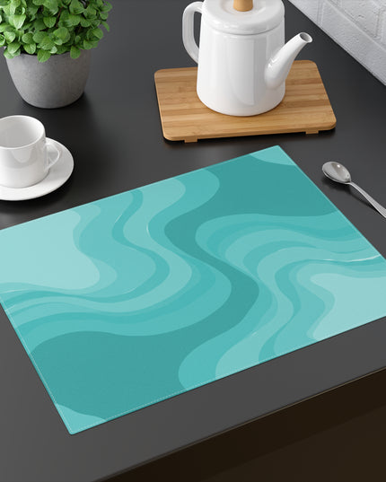 Tif Green Wavey Placemat, 1 pc