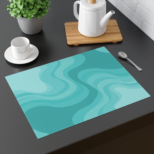 Tif Green Wavey Placemat, 1 pc