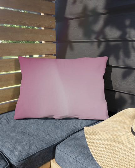 Pink Blush Fade 20" x 14" Outdoor Pillow