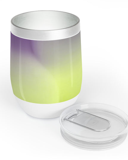 Purple Golden Fade 12 oz Chill Wine Tumbler