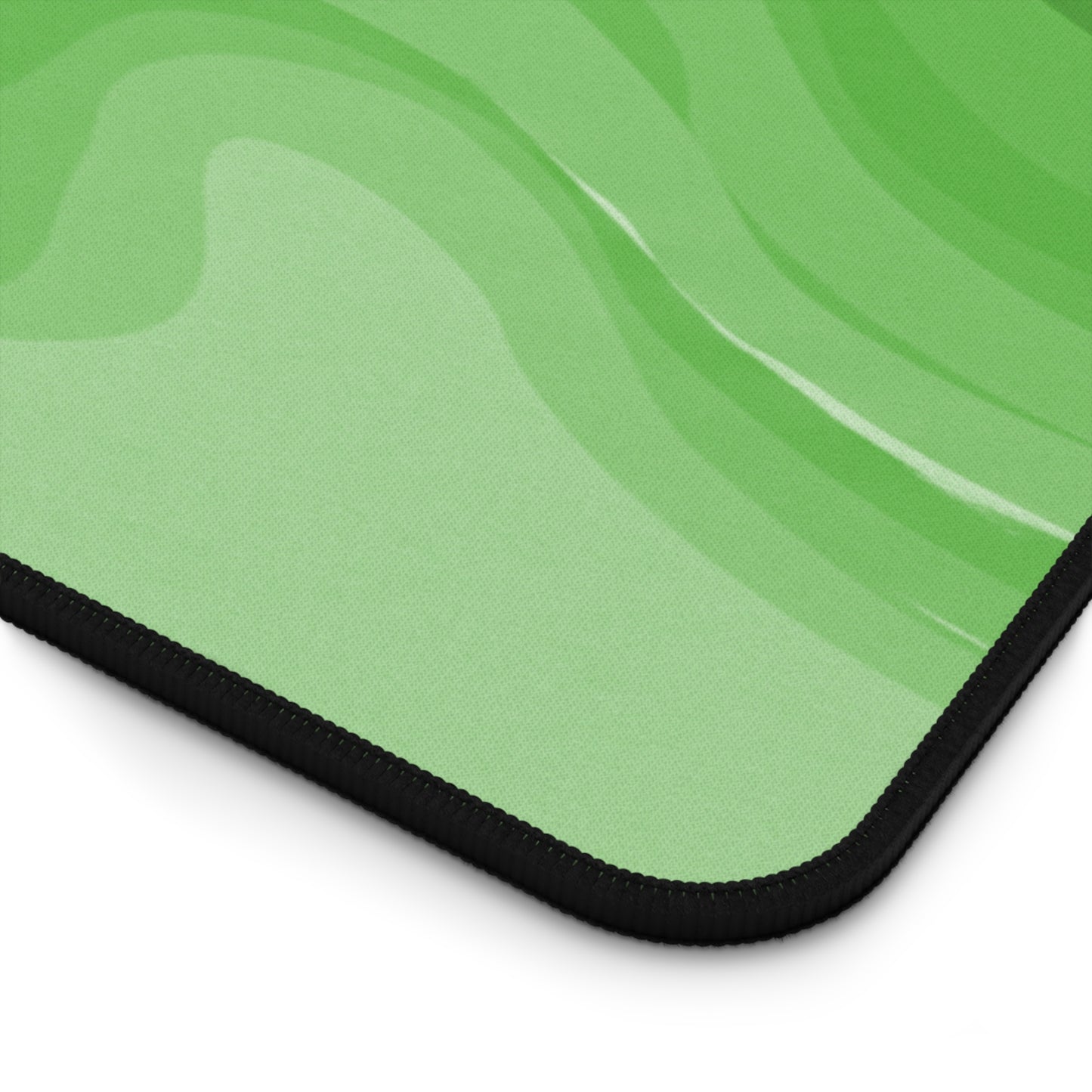 Greenie Meanie Wavey 12" x 22" Desk Mat