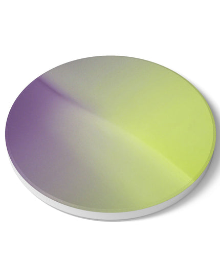 Purple Golden Fade 4" x 4" Round Ceramic Coaster