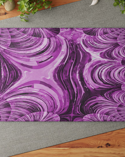 Uzi Spiral Powder Lavender 11" x 15" Glass Cutting Board