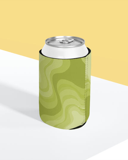 Lemon Wavey 12 oz Can Cooler Sleeve