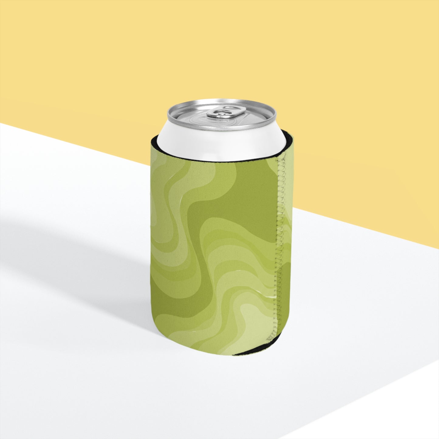 Lemon Wavey 12 oz Can Cooler Sleeve