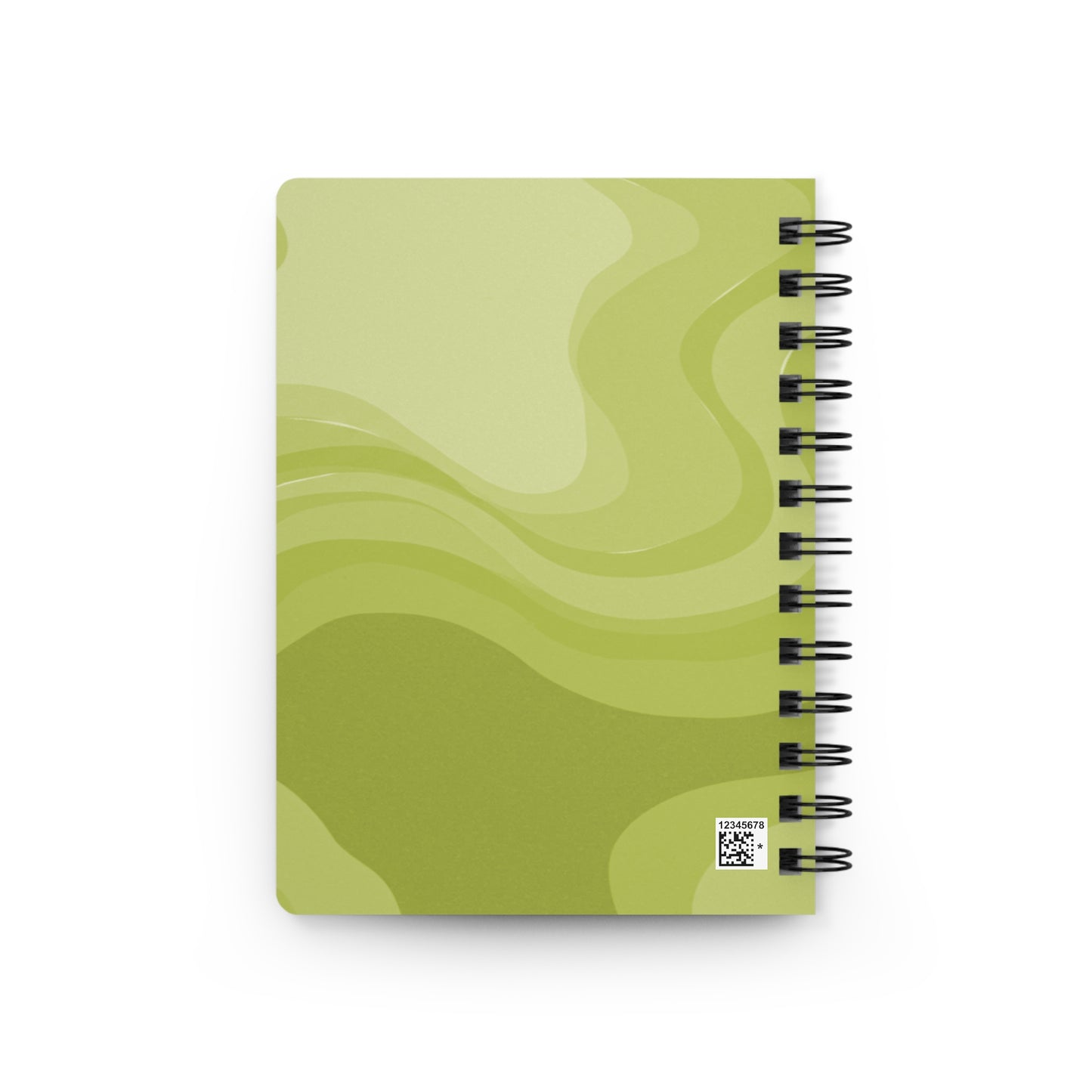 Lemon Wavey Spiral Bound Journal, 5" x 7" 150 pages