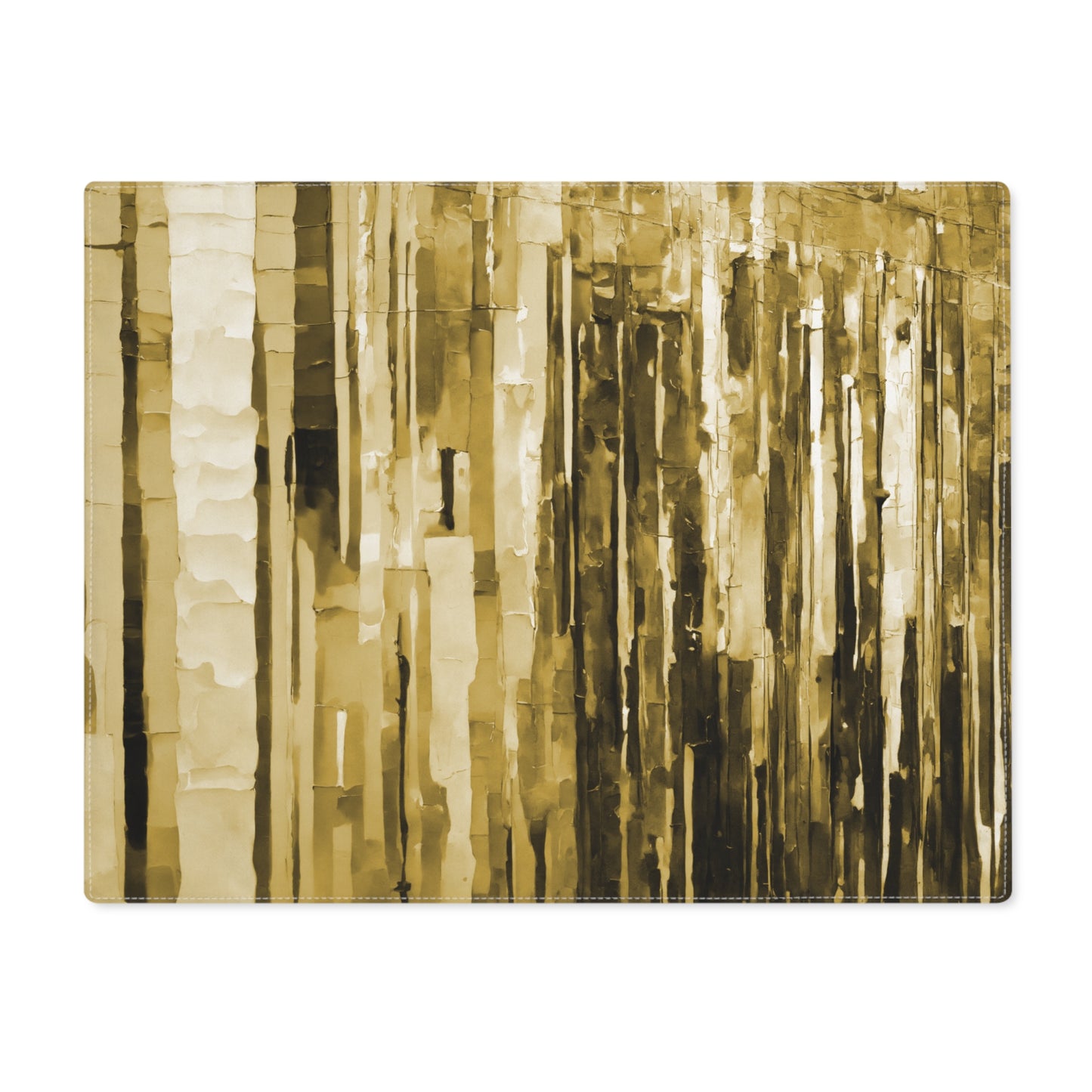 Striped Light Brown Placemat, 1 pc