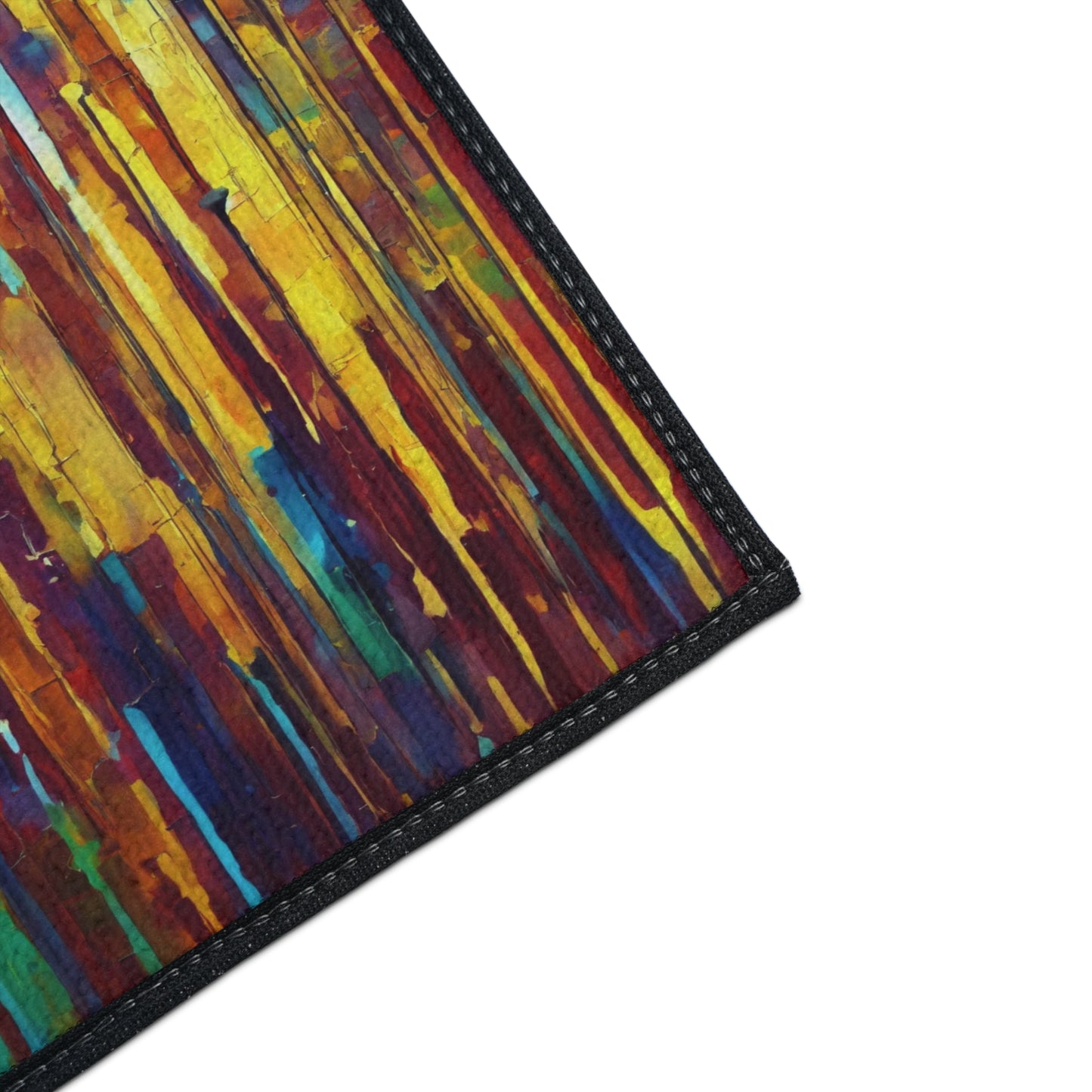 Striped Alpha 18" x 27" Heavy Duty Floor Mat