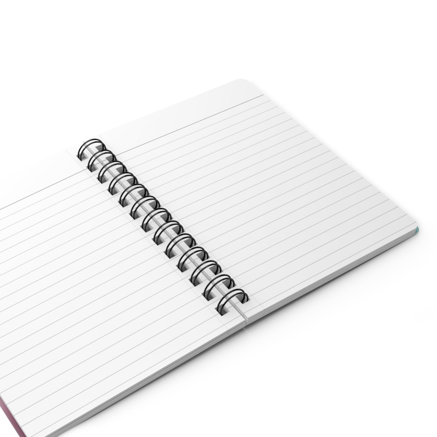 Green Sea Lavender Fog Spiral Bound Journal, 5" x 7" 150 pages