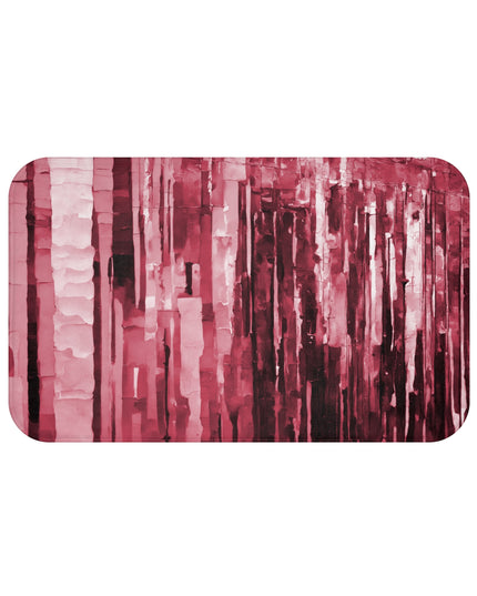Striped Ruby 34" x 21" Bath Mat