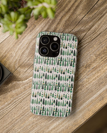 Mini Vintage Green Trees Iphone 15 Pro Flexi Case