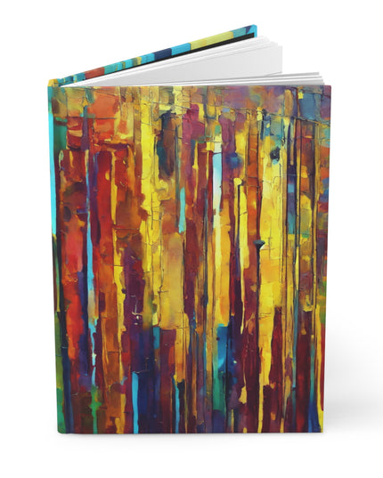 Striped Alpha 5.75" x 8" Hardcover Journal Matte with 150 lined pages