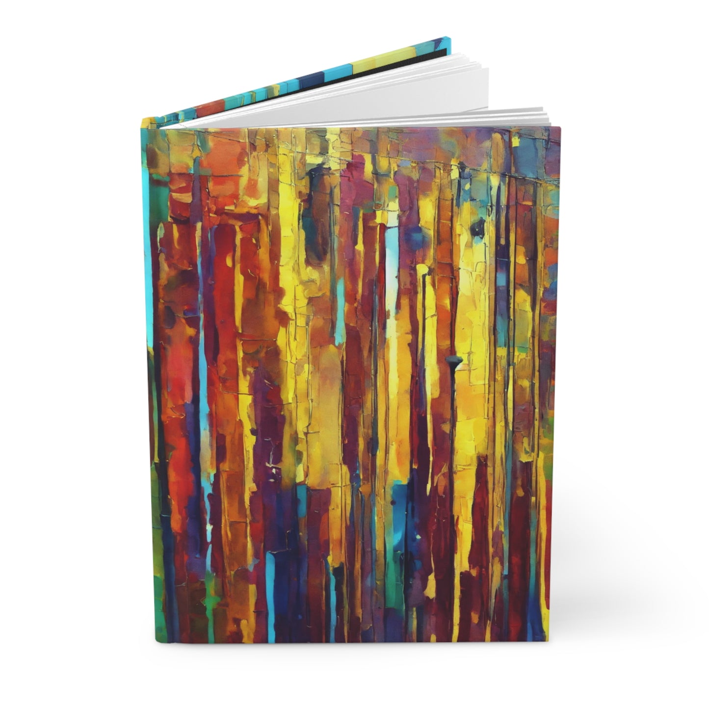 Striped Alpha 5.75" x 8" Hardcover Journal Matte with 150 lined pages