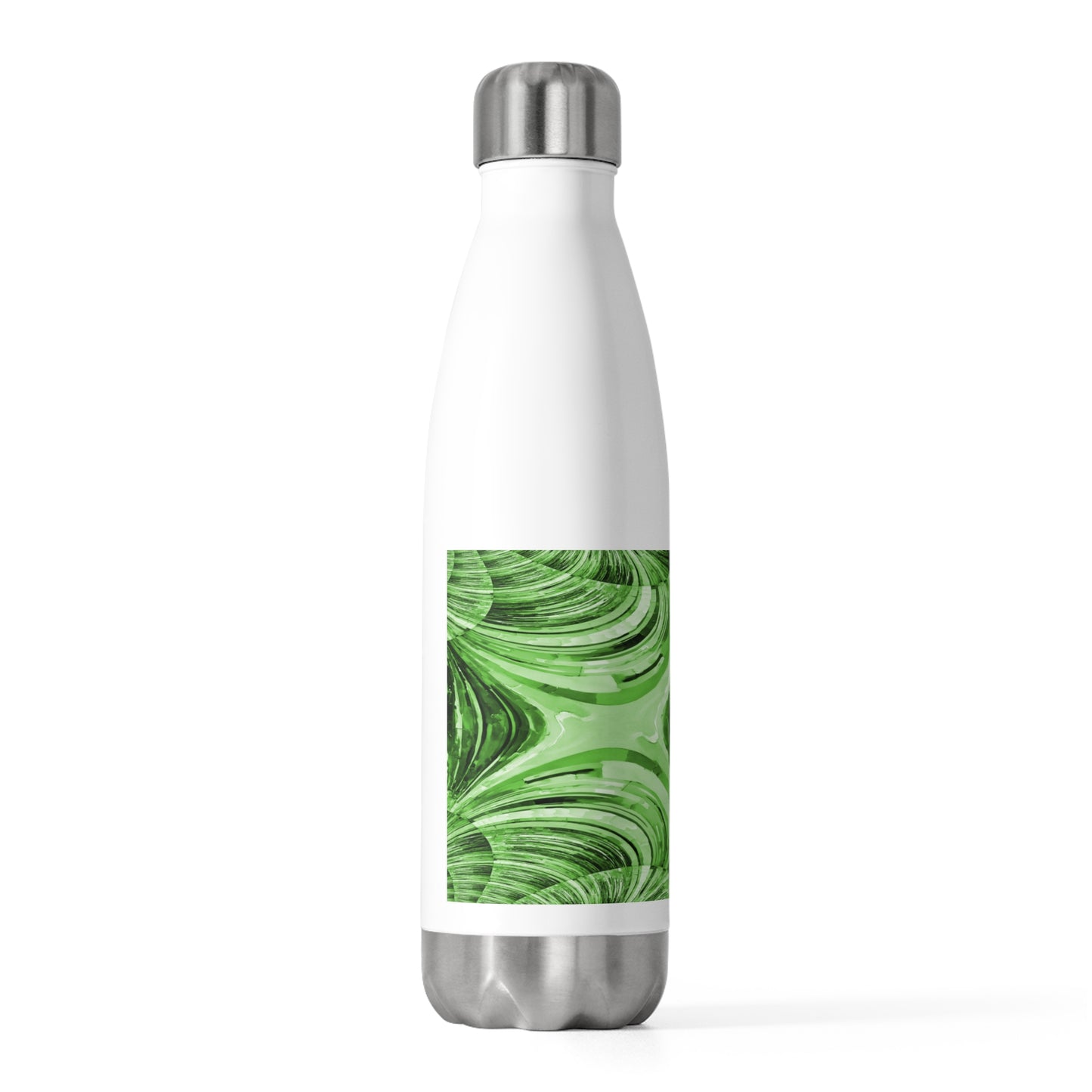 Uzi Spiral Mint Pastel 20oz Insulated Water Bottle