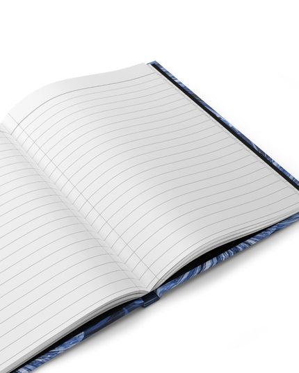 Uzi Spiral Deep Blue 5.75" x 8" Hardcover Journal Matte with 150 lined pages
