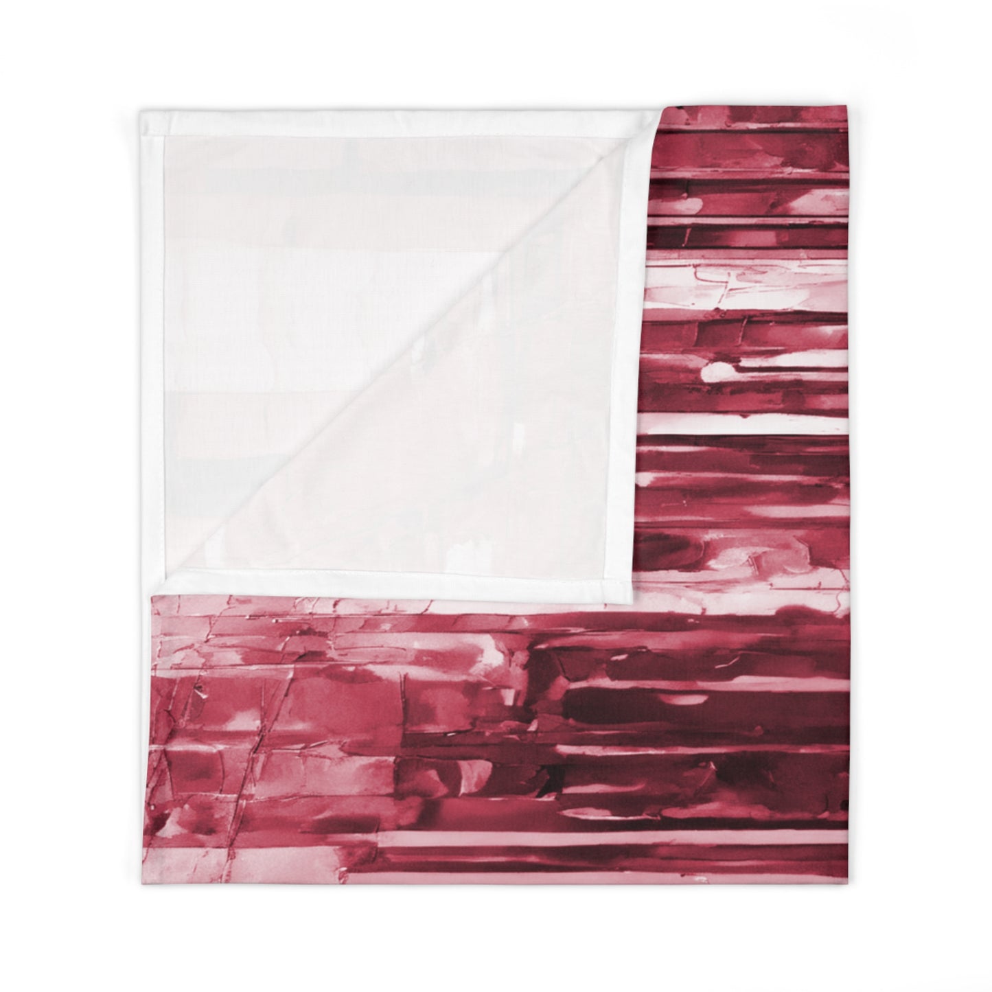Striped Ruby Baby Swaddle 30″×40″ Blanket