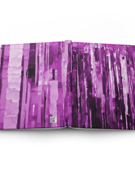 Striped Powder Lavender 5.75" x 8" Hardcover Journal Matte with 150 lined pages
