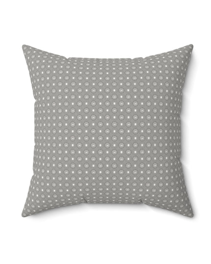 Desaturated Star-crossed Bodies Faux Suede Square Pillow, 18" x 18"
