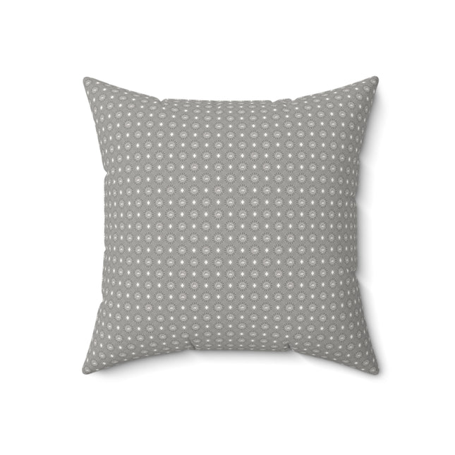 Desaturated Star-crossed Bodies Faux Suede Square Pillow, 18" x 18"