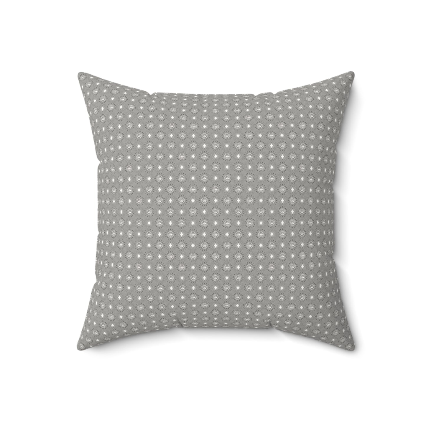 Desaturated Star-crossed Bodies Faux Suede Square Pillow, 18" x 18"