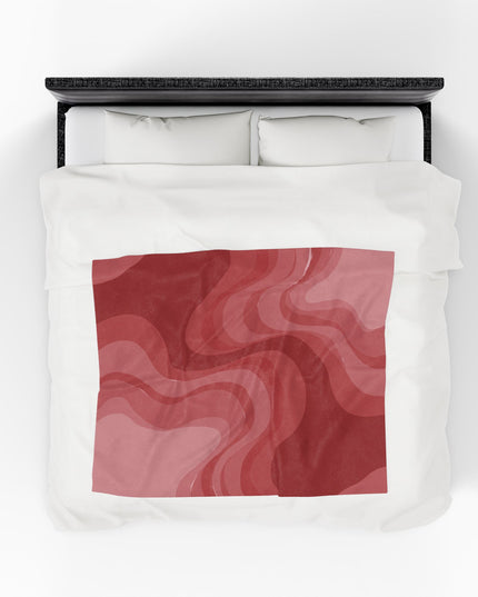 Power Red Velveteen Plush Blanket, 50" x 60"