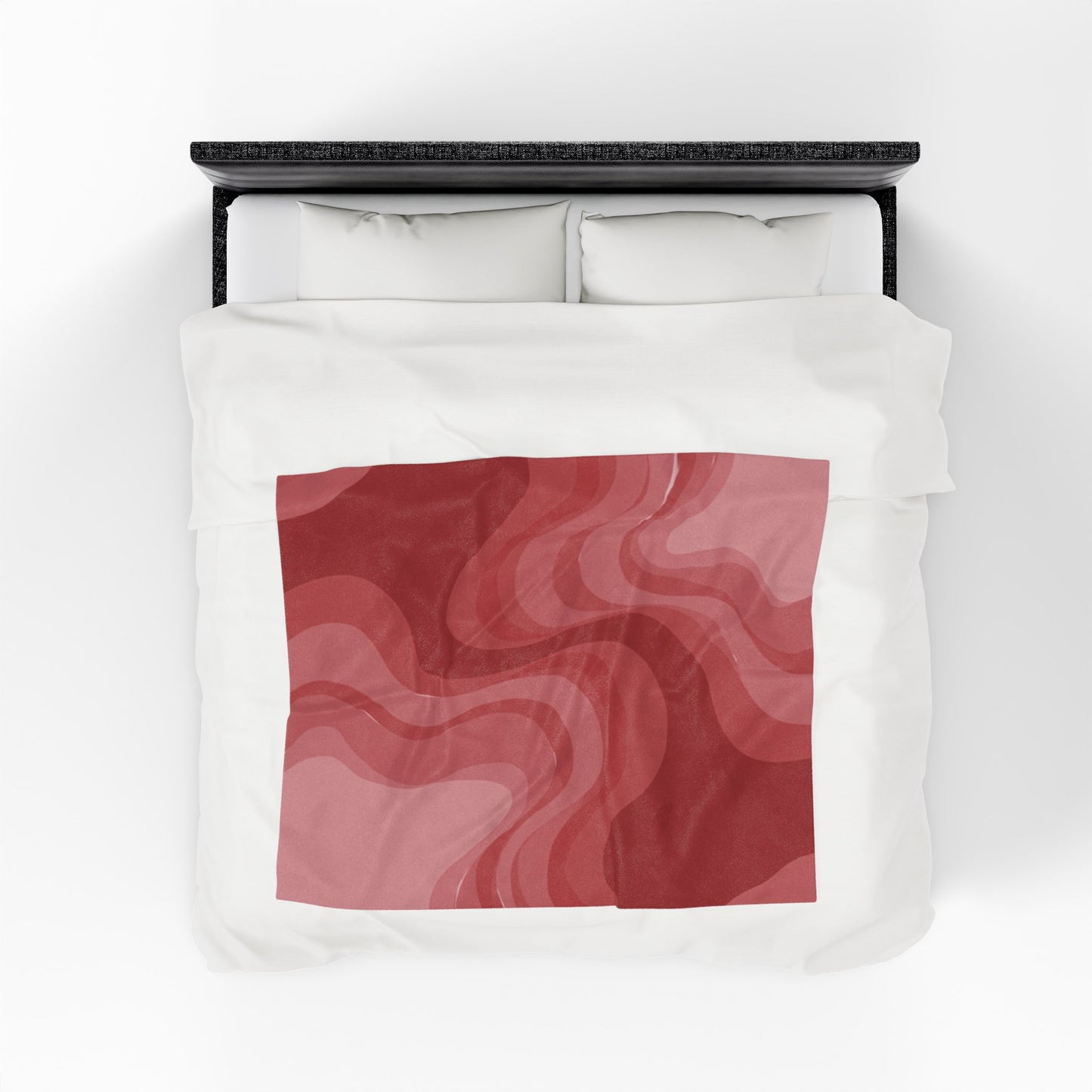 Power Red Velveteen Plush Blanket, 50" x 60"