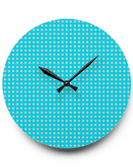 Tif Green Star-crossed Bodies Acrylic Wall Clock, Round or Square, 10.75" x 10.75"