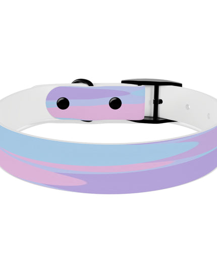 Pastel Purple and Mauve Patches Medium Dog Collar