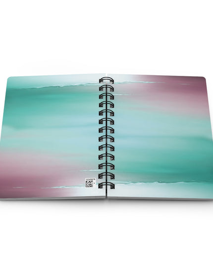 Green Sea Lavender Fog Spiral Bound Journal, 5" x 7" 150 pages