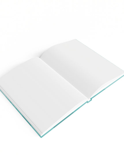 Tif Green Wavey 5" x 7" Journal - 128 Blank pages