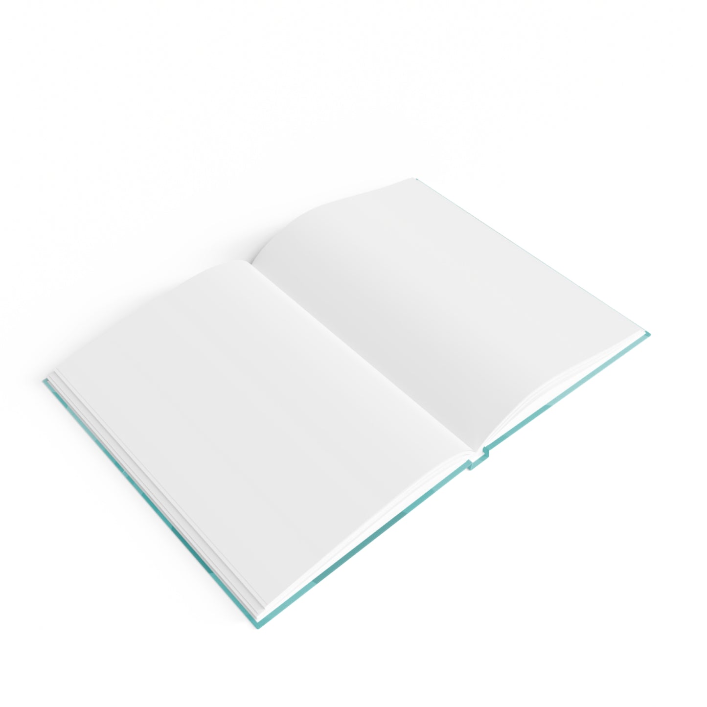 Tif Green Wavey 5" x 7" Journal - 128 Blank pages