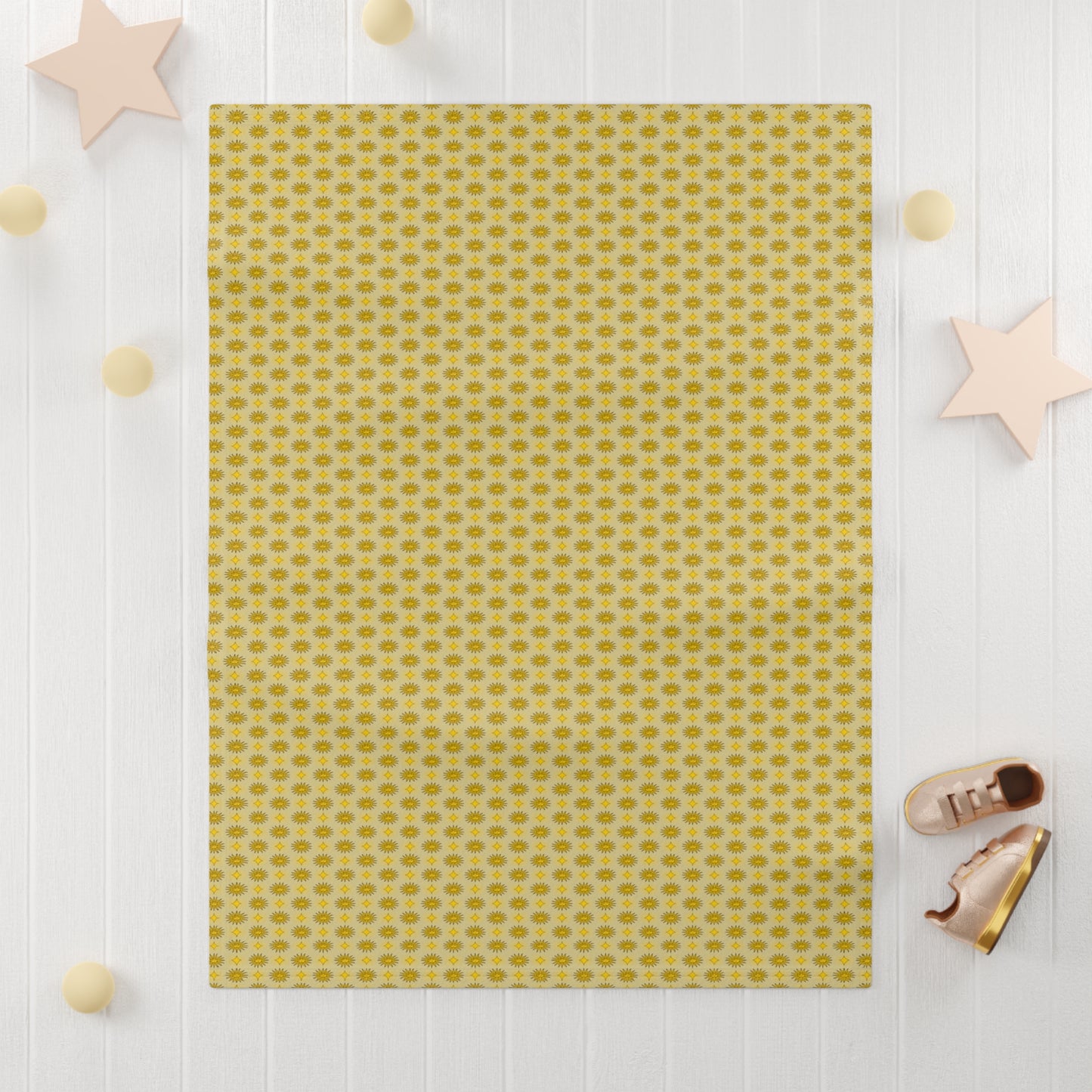 Lemongrass Star-crossed Bodies Soft Fleece Baby Blanket, 30" x 40"
