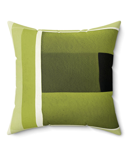 Lemongrass Shadow 20" x 20" Faux Suede Square Pillow