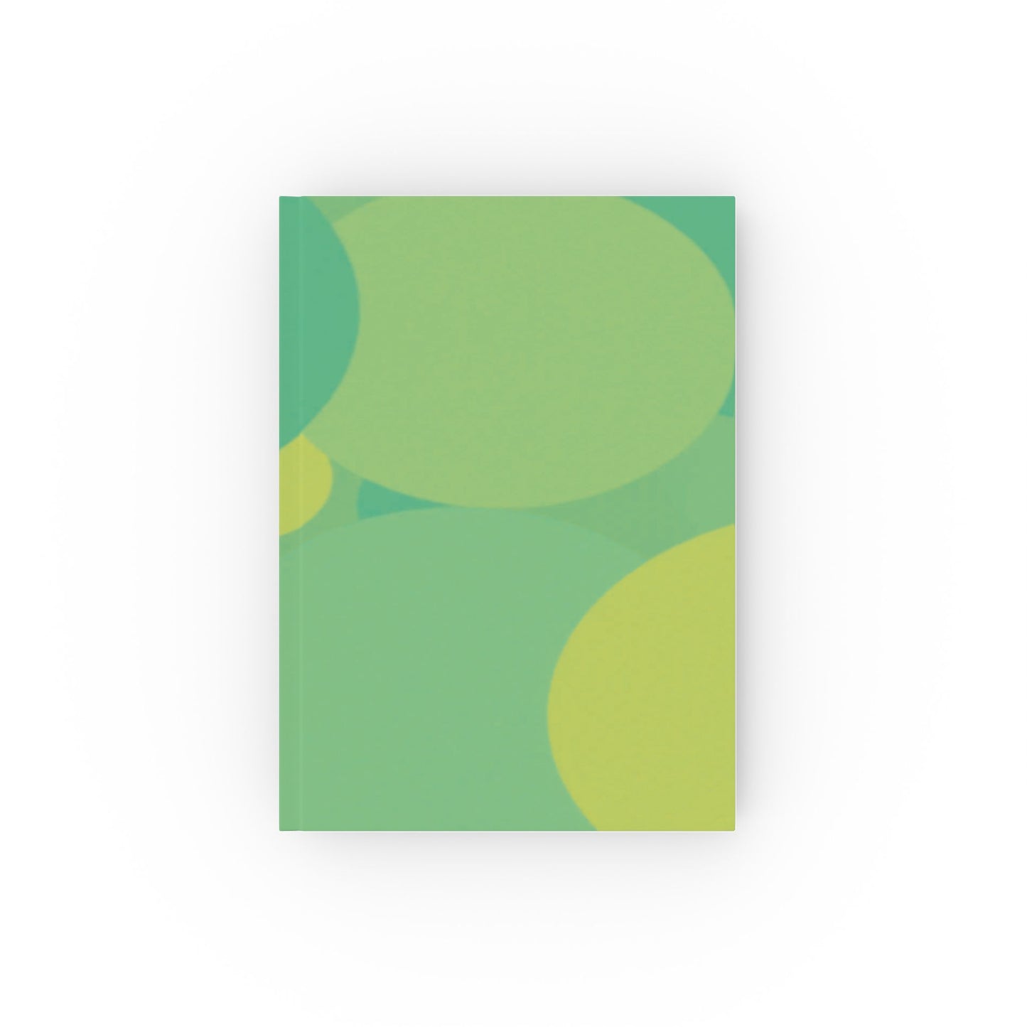 Pastel Green Patches 5.2" x 7.4" Hard Backed Journal with 128 blank pages