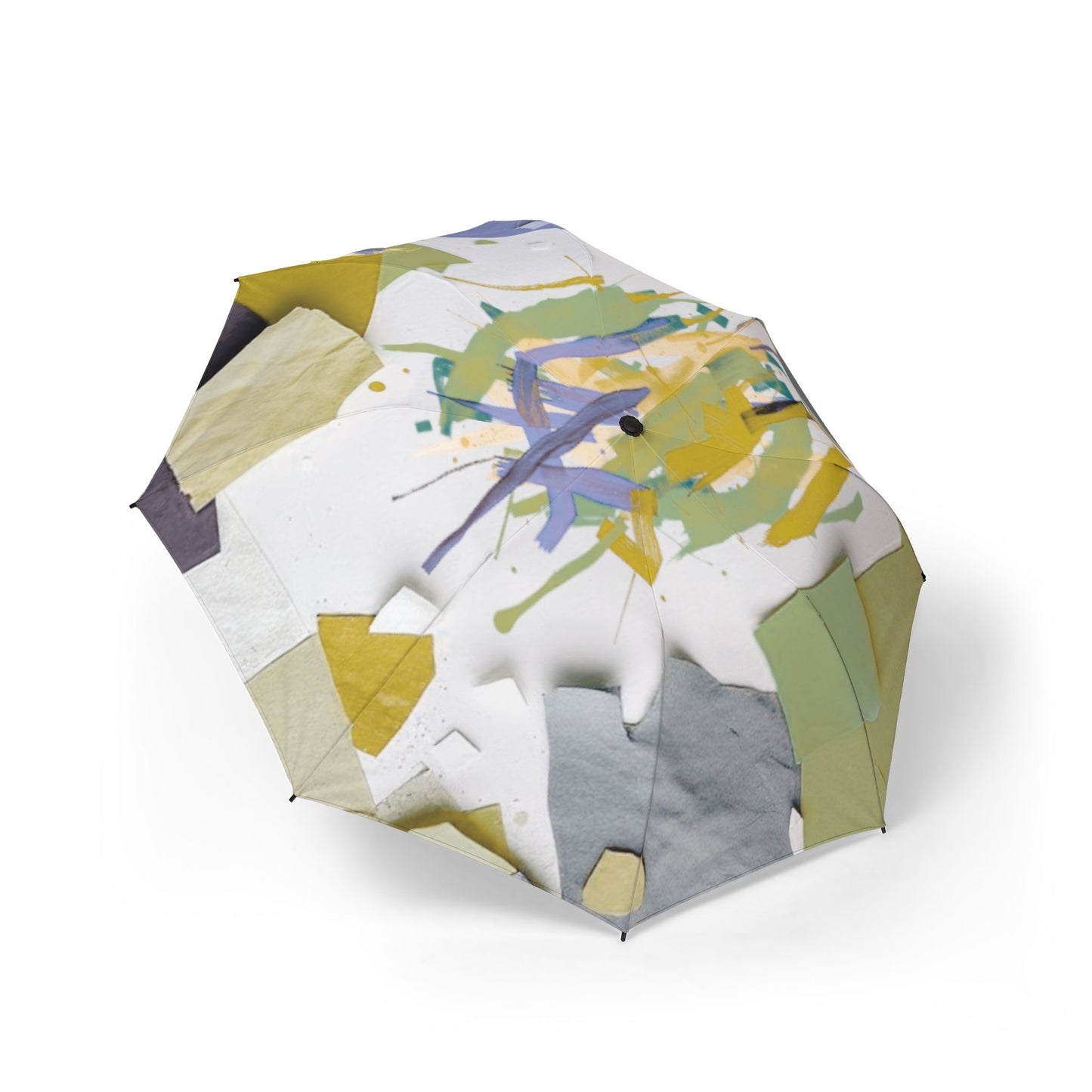 Lemongrass Paper Paint Foldable Umbrella - Compact & Chic