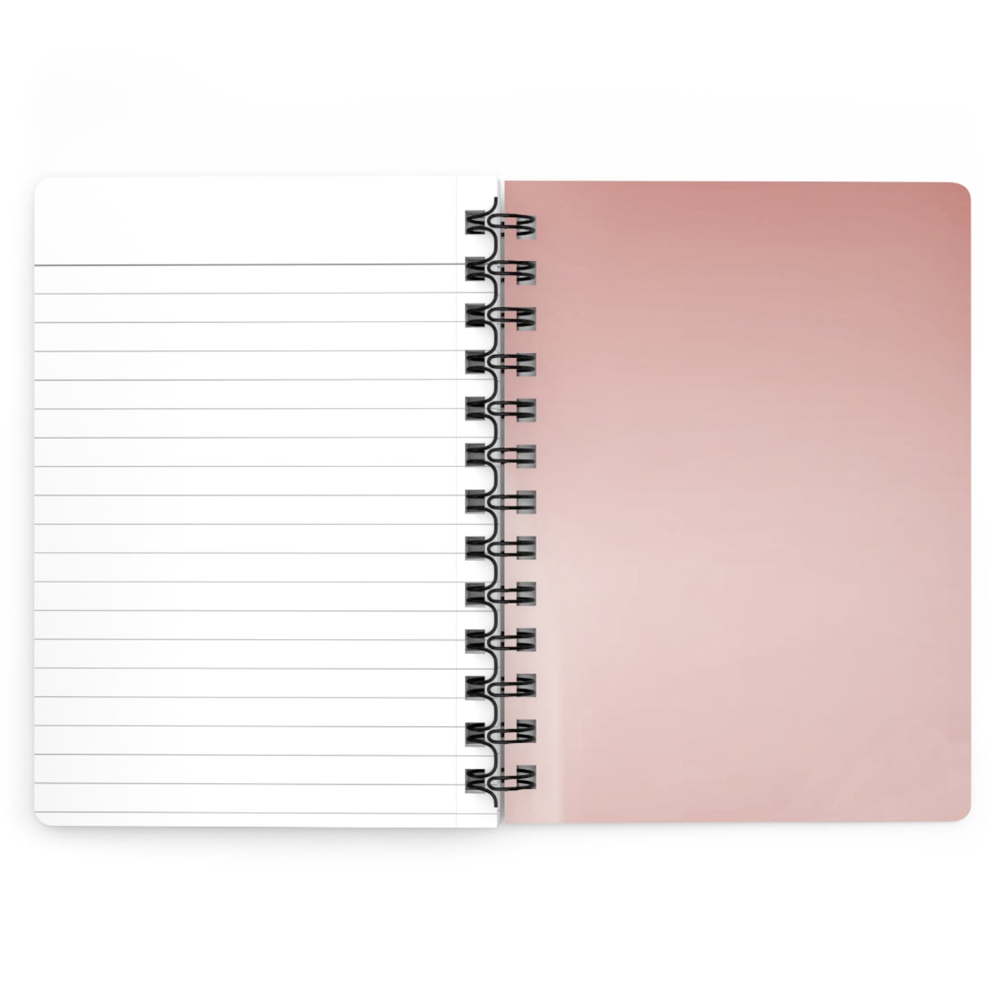 Rose Red Fade Spiral Bound Journal, 5" x 7" 150 pages