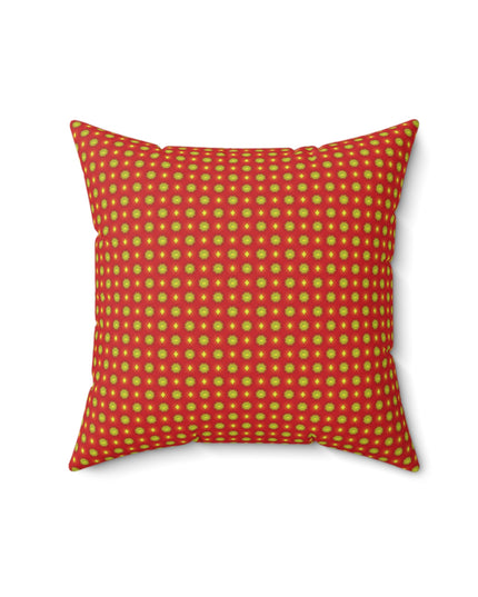 Late Evening Star-crossed Bodies Faux Suede Square Pillow, 16" x 16"