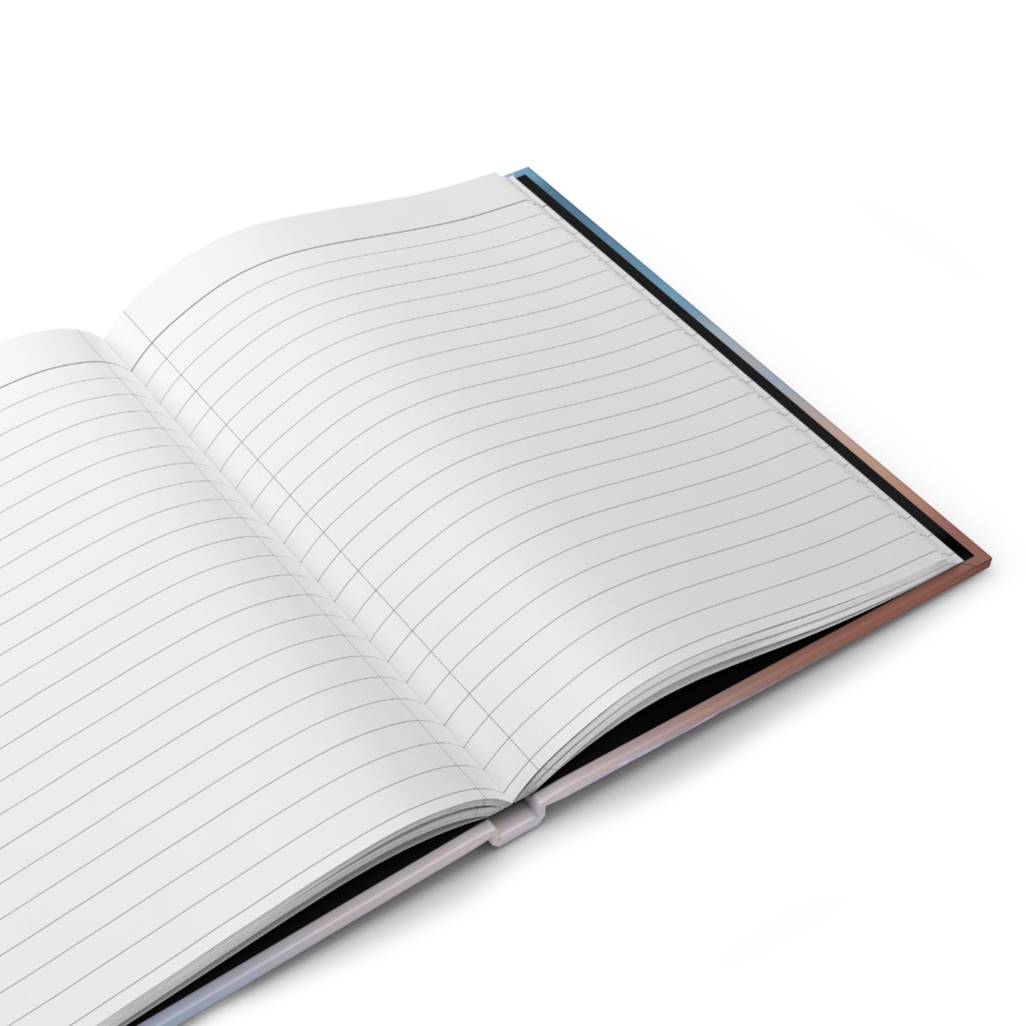 Blue Sea Peach Fog 5.75" x 8" Hardcover Journal Matte with 150 lined pages