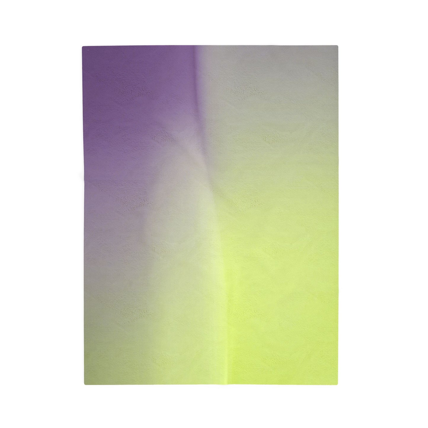 Purple Golden Fade Velveteen Plush Blanket, 30" x 40"