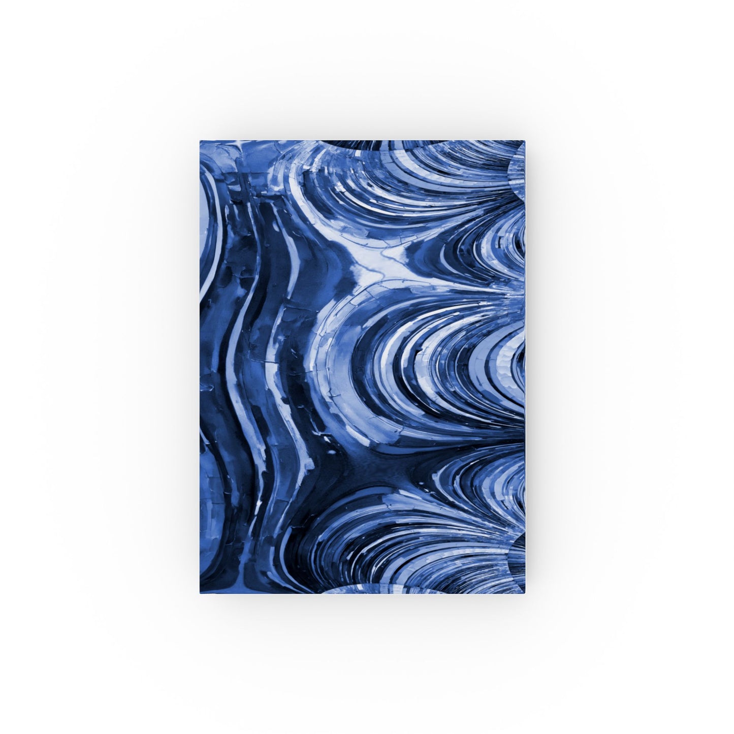 Uzi Spiral Deep Blue 5.2" x 7.4" Hard Backed Journal with 128 blank pages