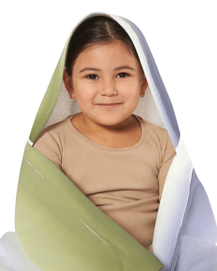 Lavender Sea Golden Fog Youth Hooded Towel, 24" x 48"