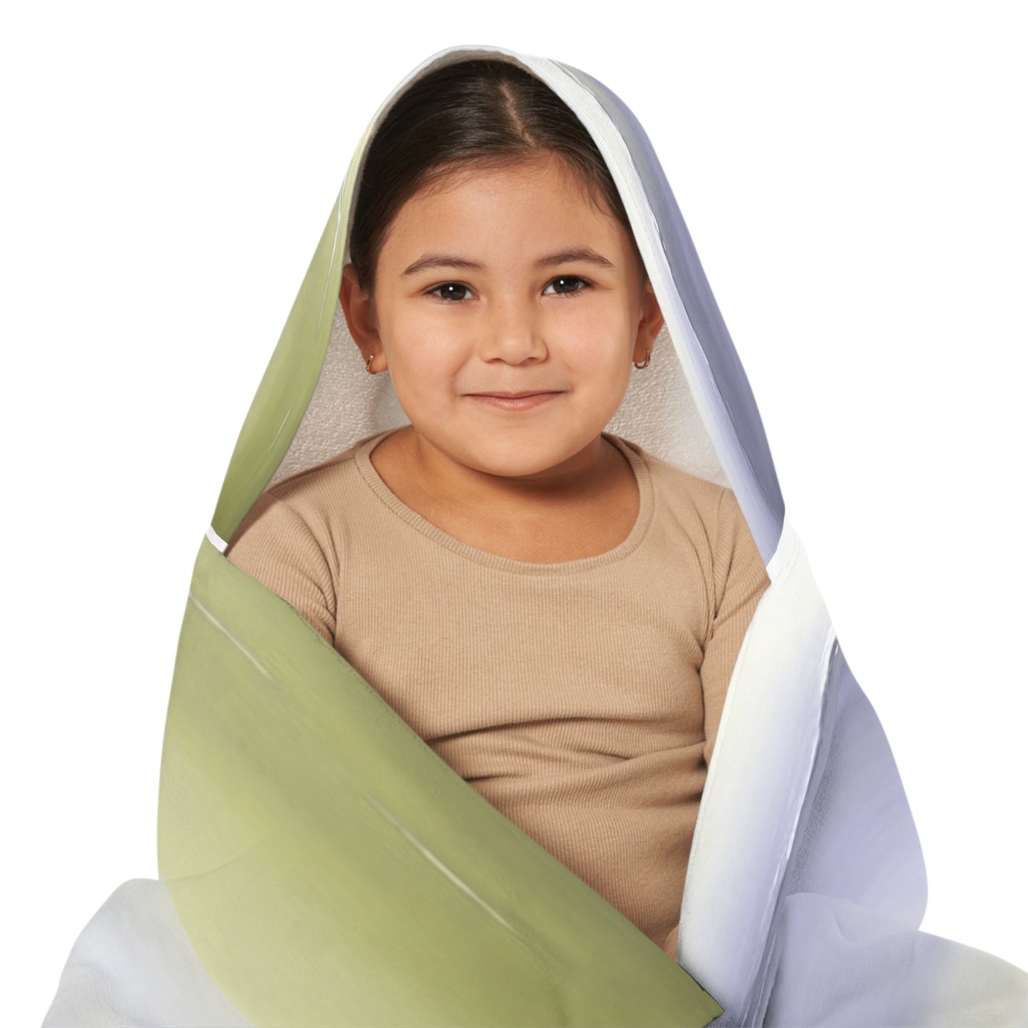 Lavender Sea Golden Fog Youth Hooded Towel, 24" x 48"