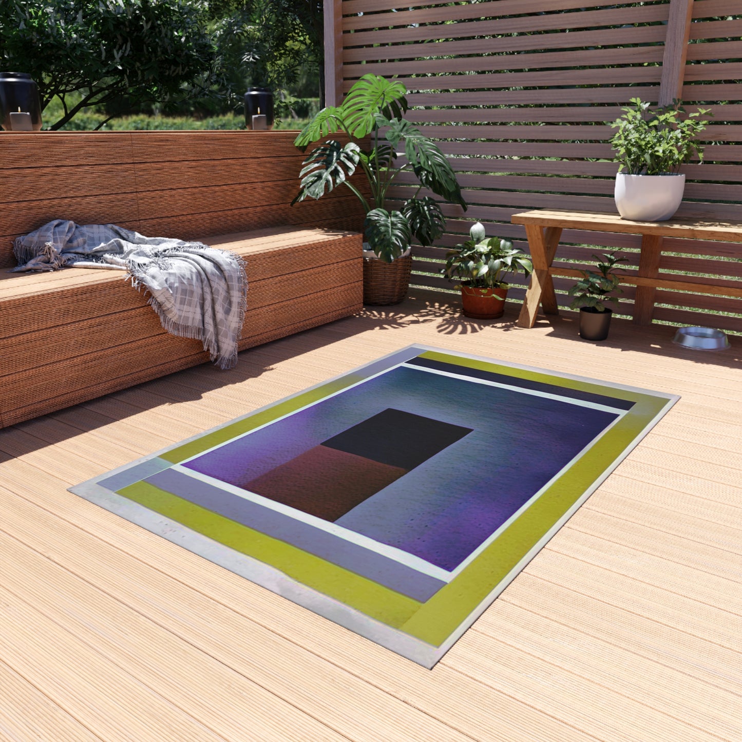 Zeta Shadow 48" x 72" Outdoor Rug