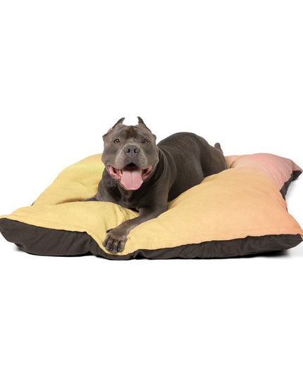 Hot Peach Fade 50" × 40" Pet Bed