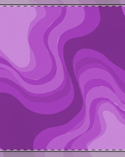 Wavey Purple Wavey 22" x 22" Cotton Twill Napkin