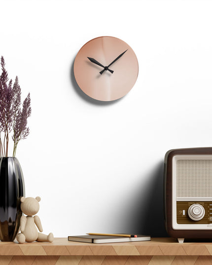 Soft Fade Acrylic Round Wall Clock, 8" x 8"