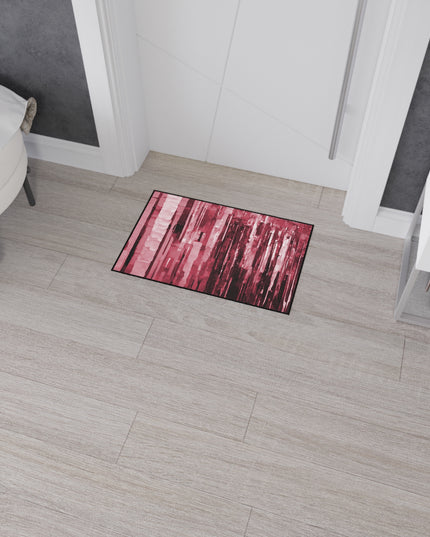 Striped Ruby 18" x 27" Heavy Duty Floor Mat