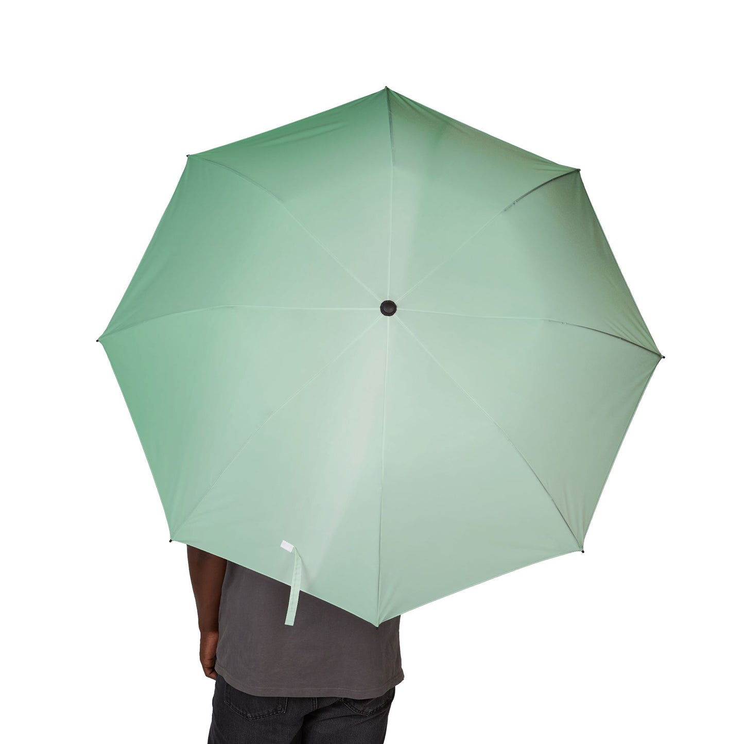 Mint Fade Foldable Umbrella - Compact & Chic